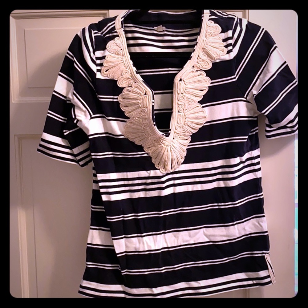 Jcrew shortsleeve striped cotton t